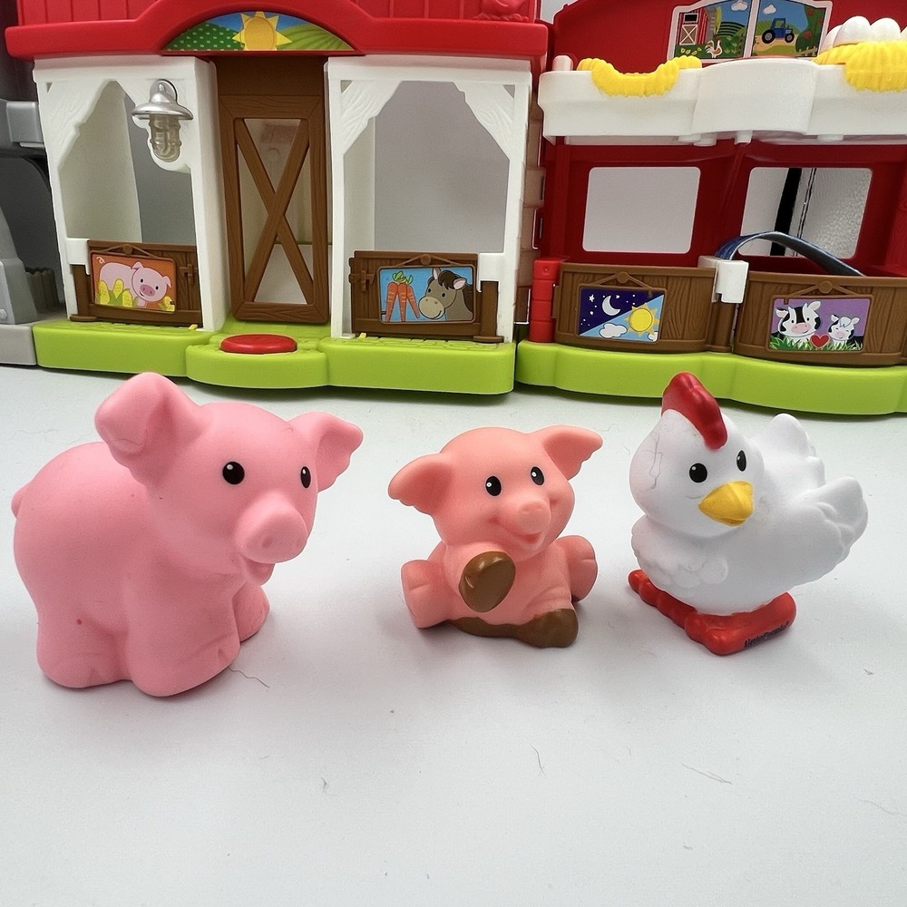 Fisher-Price Little People Caring for Animals Farm Playset 6 Figures Works - Picture 5 of 16